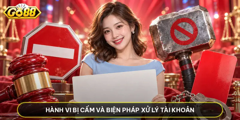Hành vi bị cấm và biện pháp xử lý tài khoản